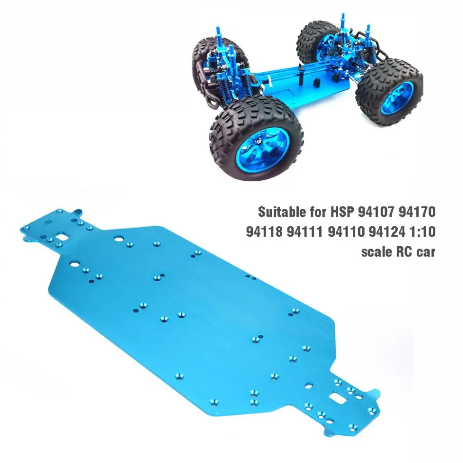 Radio-Controlled Toys RC Car Metal Chassis for HSP 94111 94170 94107 94118 Radio-Controlled Toys RC Car Metal Chassis for HSP 94111 94170 94107 94118