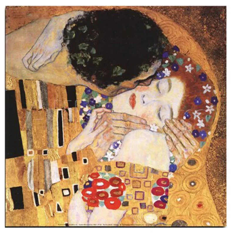 Картины климта объятия