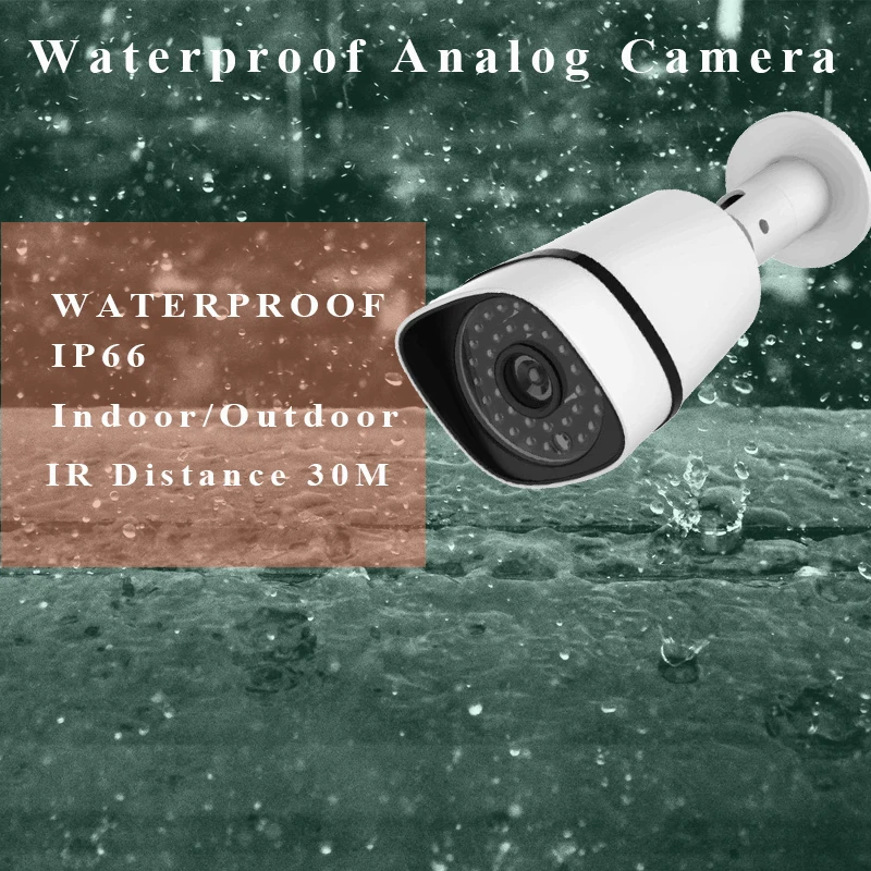 CCTV камера 1080P AHD камера водонепроницаемая цилиндрическая поддержка 3,6 мм фиксированный объектив 4 в 1 Обнаружение движения ночное видение для камеры безопасности