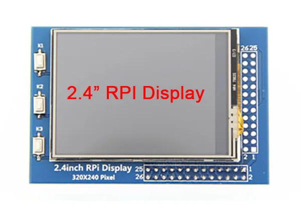 2,4/2,8 дюймов 320*240 Сенсорная панель TFT ЖК-модуль экран дисплей для Raspberry Pi GPIO вход - Цвет: 2.4 Inch RPI LCD