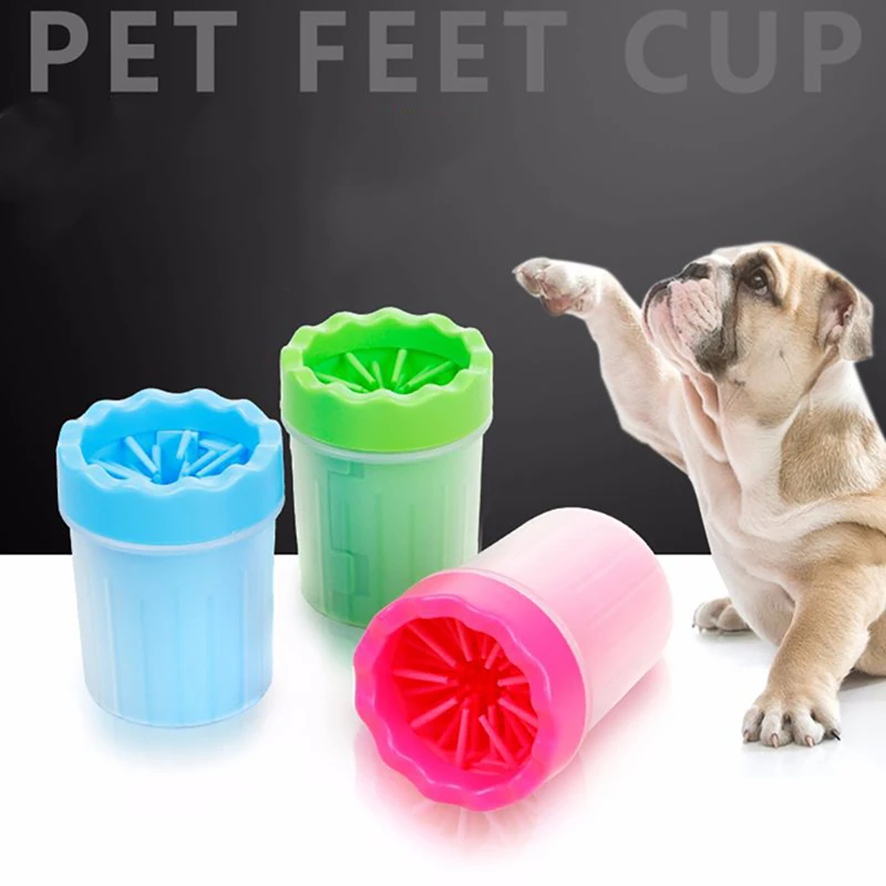 

Pet Supplie Dog Paw Washer Cup Portable Silicone Cleaning Products Dogs And Cats Feet Prevent Dog Paw Print From Carpet Floor