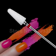 1 шт. коническая Nail Бурильные долото с тонкой зубья ногтей циркония Керамика Бурильные долото Красота Средства ухода за мотоциклом Электрический Маникюр Педикюр Керамика дрель