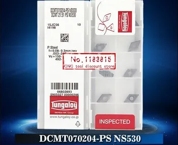 

carbide insert Metal ceramic blade DCMT070204-PS NS530 insert SDJCR/SDACR suitable for machining steel, cast iron