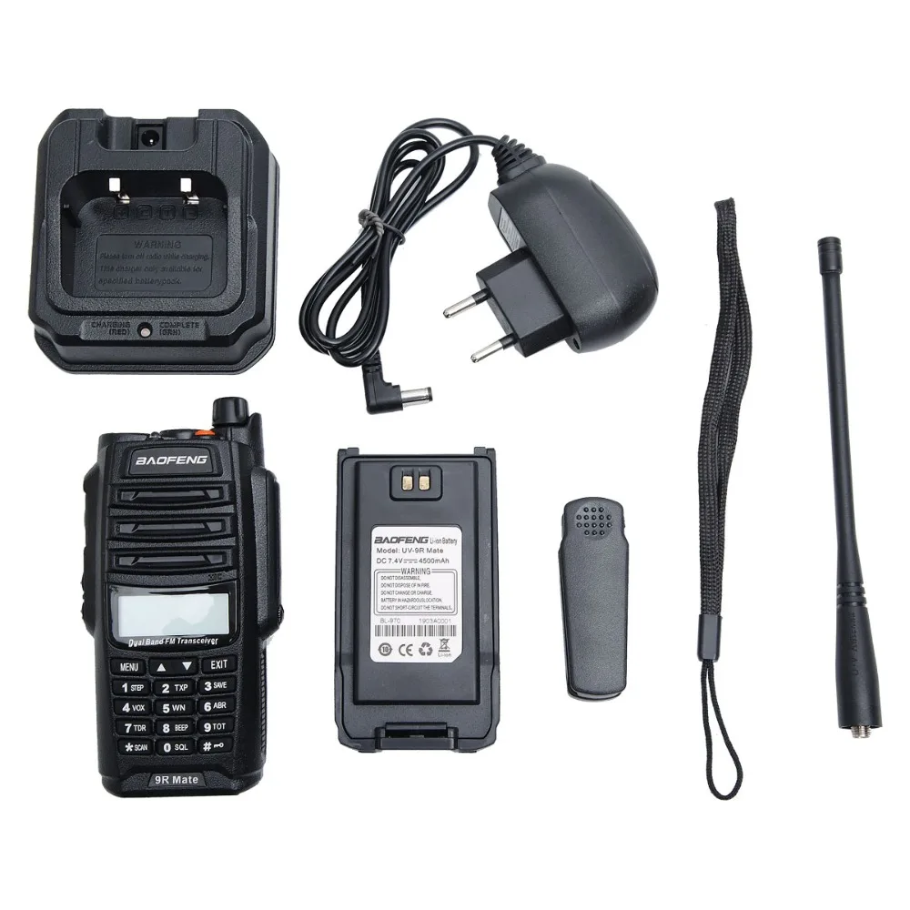 UV-9R mate Upgrade Baofeng UV-9R IP67 Водонепроницаемый УФ Двухдиапазонный 136-174/400-520MHz Ham Radio Baofeng 10W Walkie Talkie 10 KM UV-9R