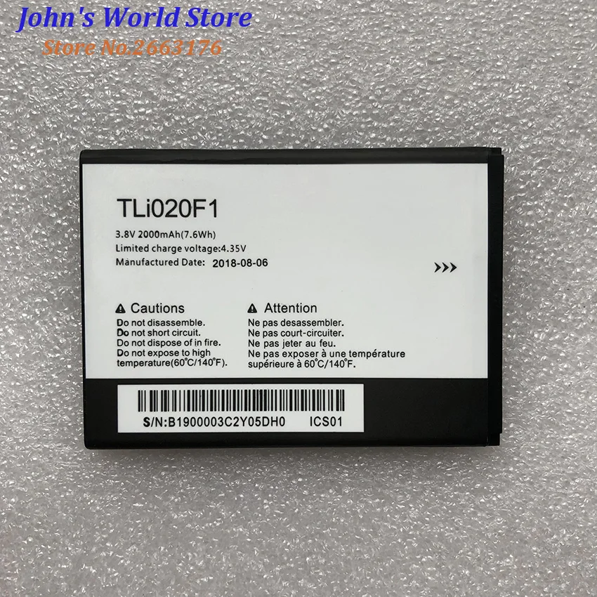 TLI020F1 TLI020F2 Батарея для TCL J720T J726T Alcatel One Touch рoр 2 5042d C7 7040 OT-7040 OT-7040D запасная часть телефона