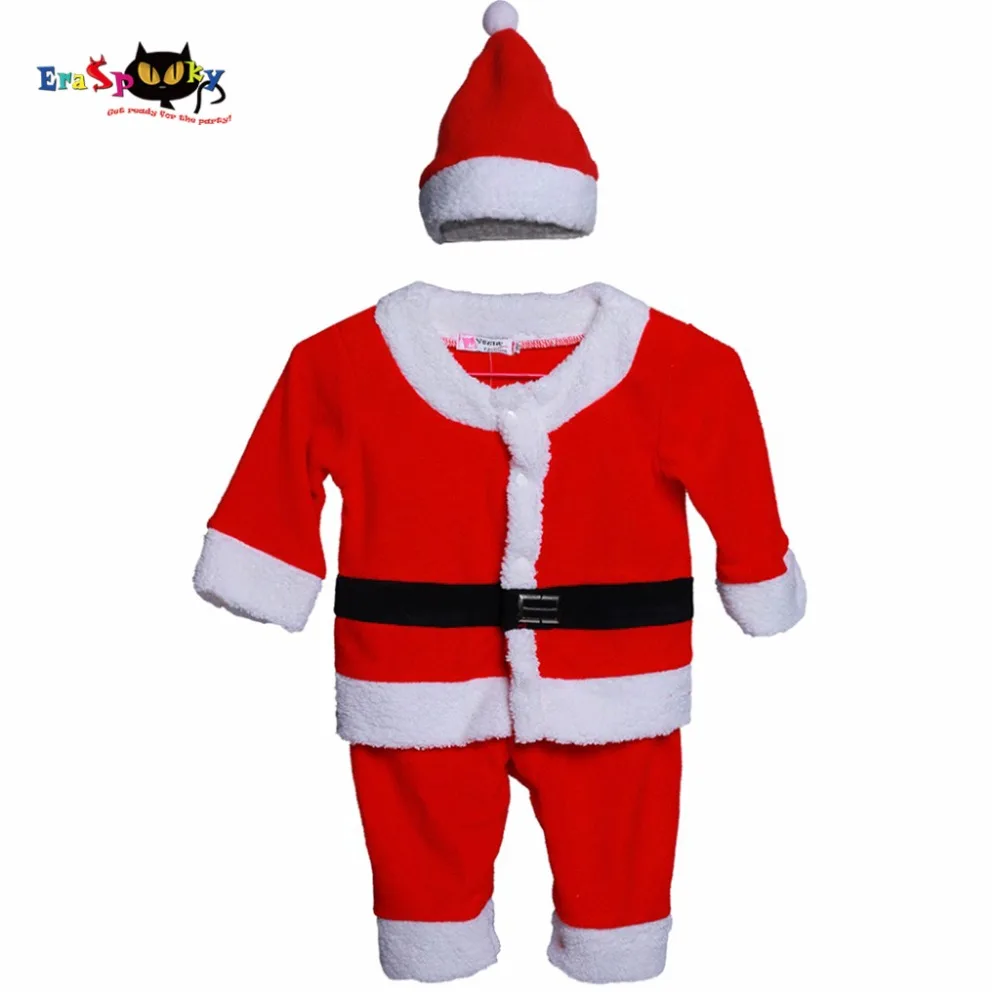 

Christmas Costume Christmas Clothes Santa Claus Costume For Baby Boys Newborn Bebe Coat Pants Hat Suit Infant Set For New Year