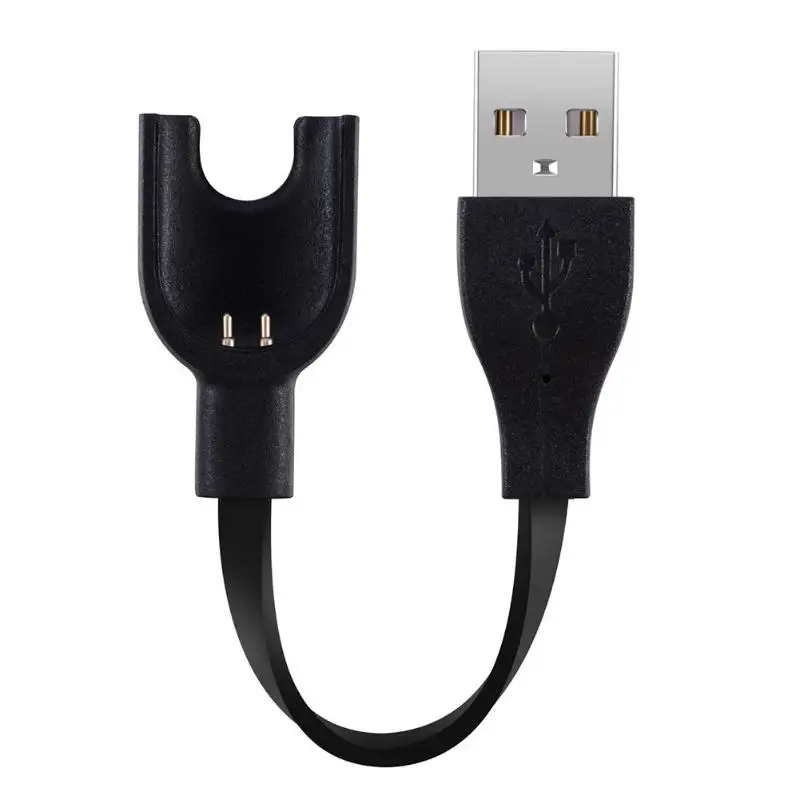 

21cm OD2.8 TPE USB Data Cradle Dock Smartwatch Fast Charging Cable Wire for Xiaomi Mi Band 3 Smart Bracelet Charger High Quality