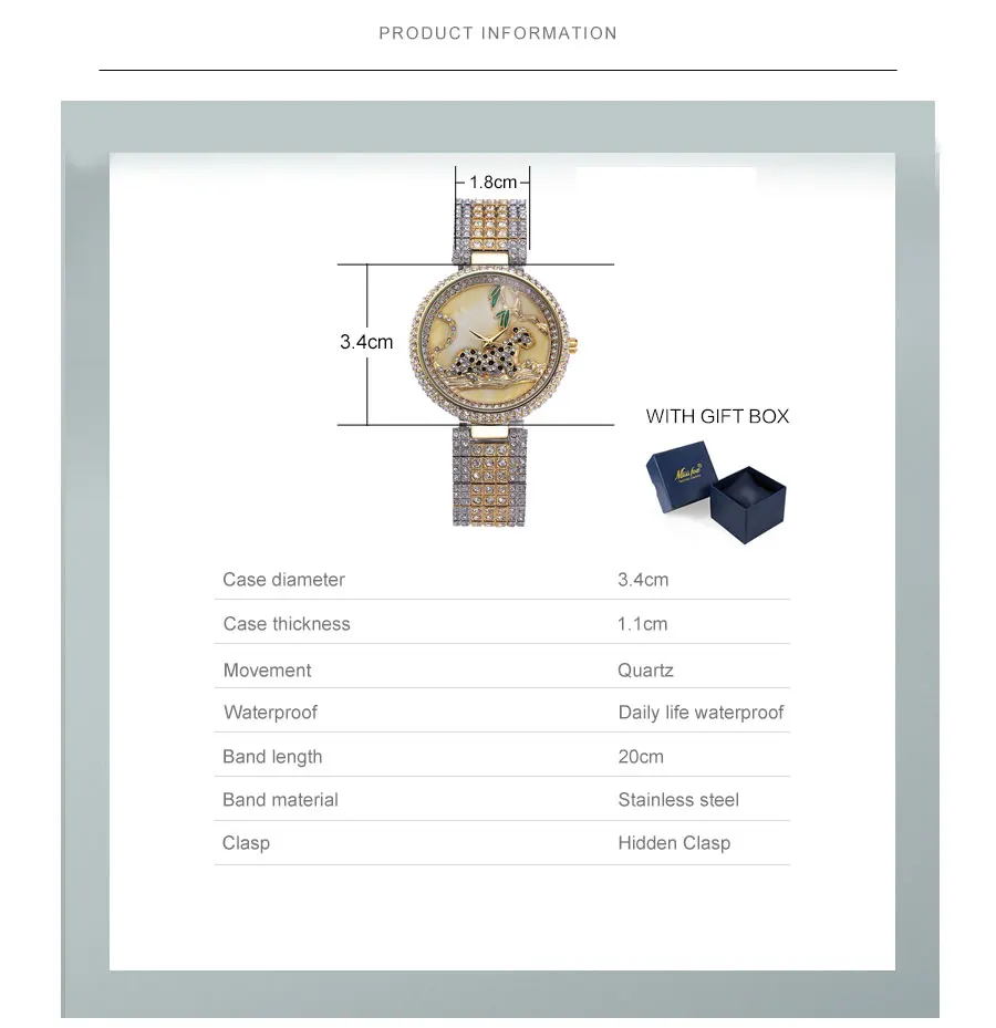 MISSFOX Women Watches  v276-07
