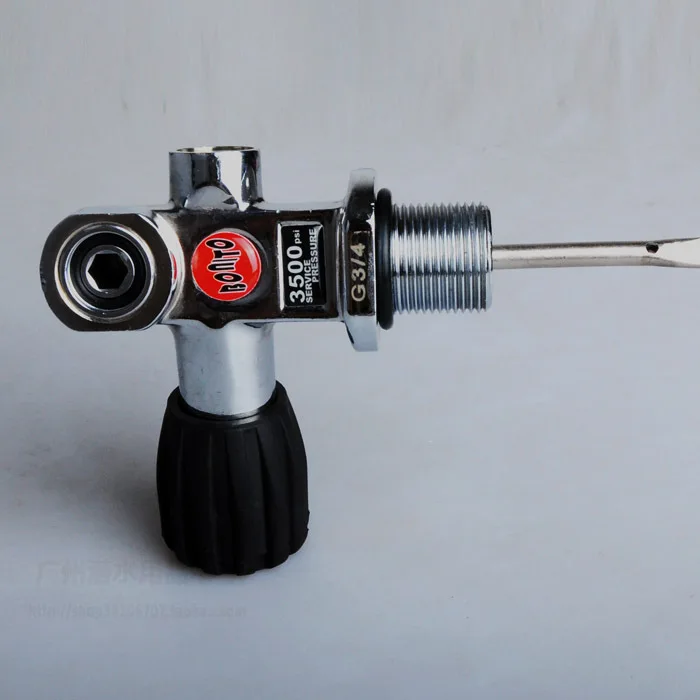 High pressure cylinders of oxygen cylinders diving bottle bottle diving head first K valve valve