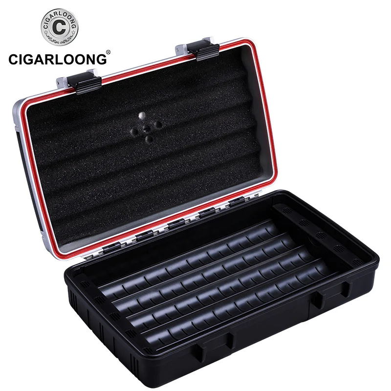 CIGARLOONG, коробка для сигар, переносная коробка для сигар, чехол для сигар, вмещает 10 сигар, CL-093