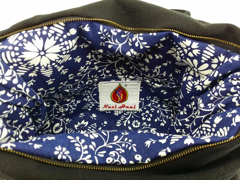 Новое поступление, тайская парусиновая женская сумка с вышивкой, сумки Naxi. Hani, этнические винтажные сумки ручной работы с помпоном, сумки через плечо