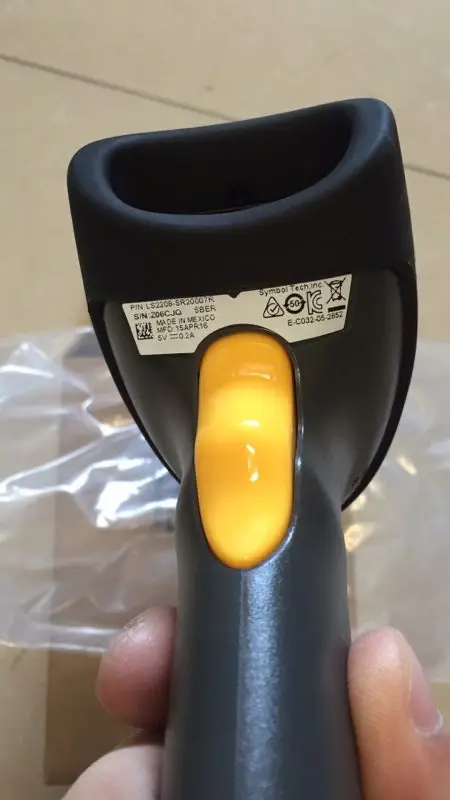 

Symbol LS2208 General Purpose Handheld 1D Bi-Directional Laser Barcode Scanner with USB Black