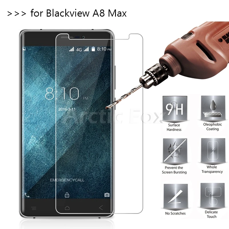3 шт./лот закаленное Стекло для Blackview A8 Max Экран протектор Защитная пленка