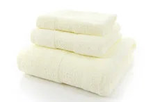  100% cotton towel set with 3 pieces, pure color towel, logo embroidery is available as corporate gifts 