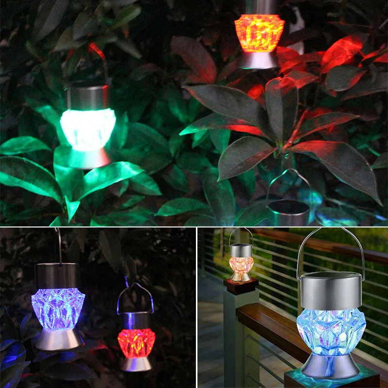 Solar Lamps Solar Powered Diamond Chandelier Light Waterproof Portable Landscape Camping Hanging Energy Saving Lamp Solar Lamps Solar Powered Diamond Chandelier Light Waterproof Portable Landscape Camping Hanging Energy Saving Lamp