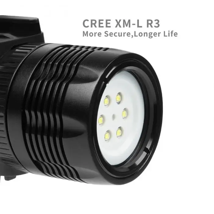 Светодиодный светильник для дайвинга 60 м водонепроницаемый подводный светильник с регулируемой яркостью для Gopro Hero 6/5/5S/4/4S/3+-Drop