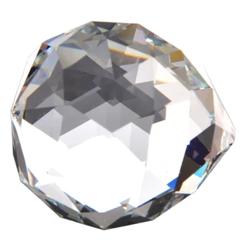 

Sale 40 mm Feng Shui Faceted Decorating Crystal Ball (Clear)