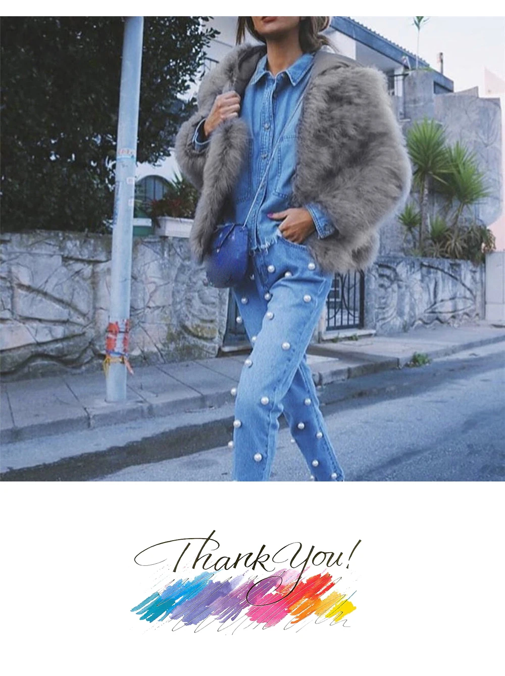 Fashionable and recreational coat female autumn winter new fund of imitation fur ostrich hair is short paragraph coat (5)