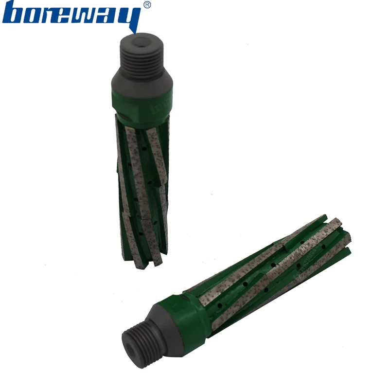 

Boreway D22*100T*1/2"G CNC Diamond Finger Bits With Water Hole Cutter Bit For Grinding Milling Granite Marble Stone