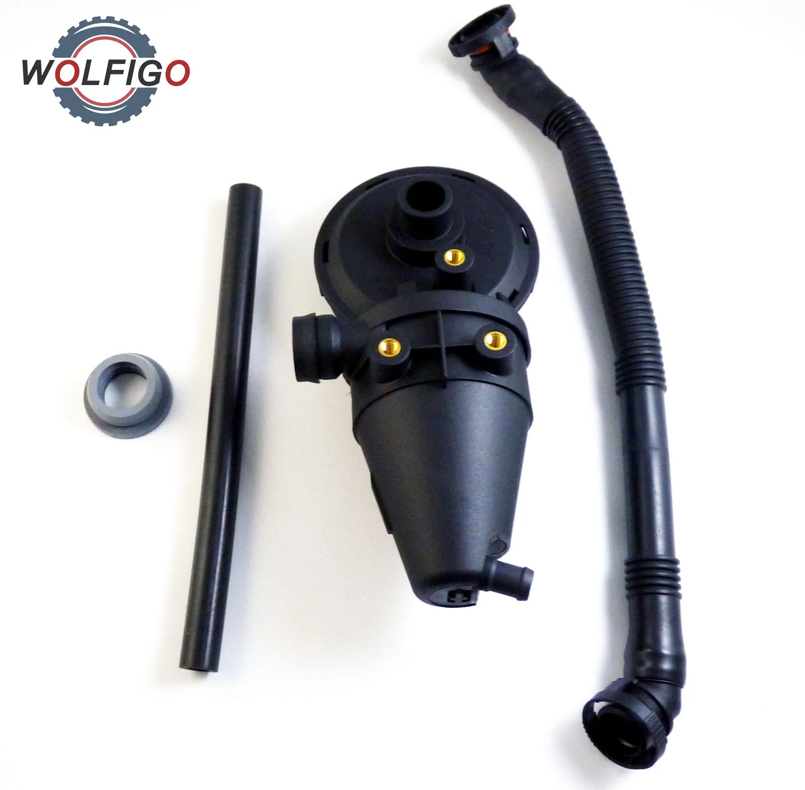 

WOLFIGO 1 Set Crankcase Oil Separator PCV Vent Valve KIT Breather Hose 11151703484 11151703775 Fit for BMW E36 E39 Z3 M3 323i