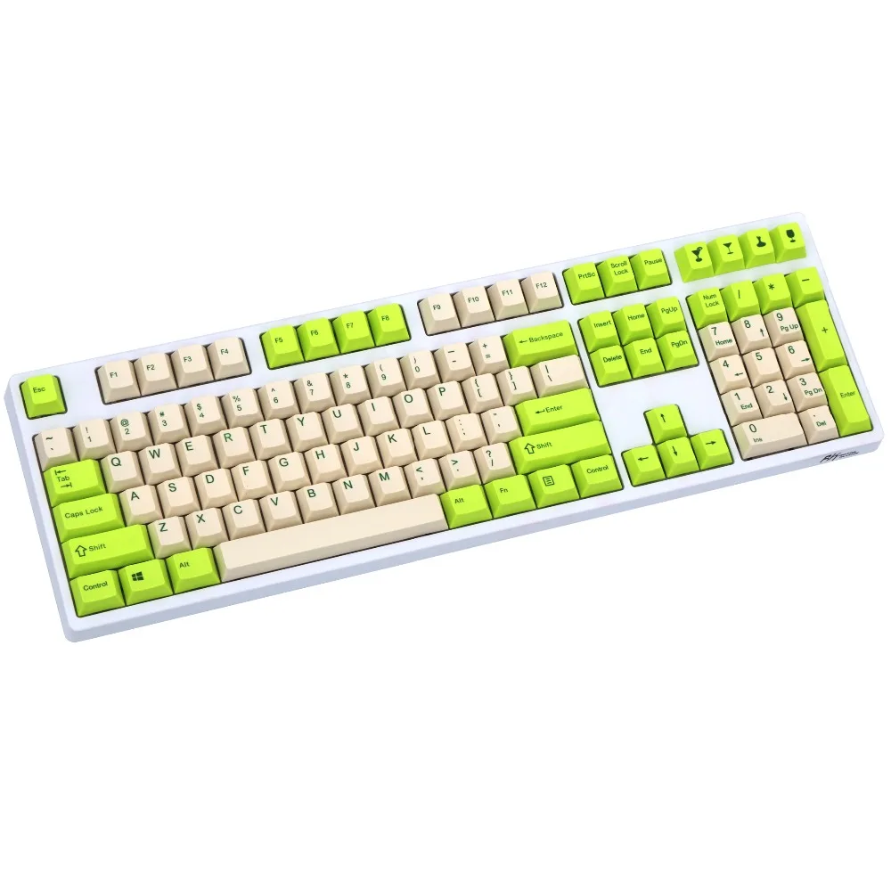 Шампанское keycap 108/137 клавиши PBT Вишневый профиль краситель сублимированный MX