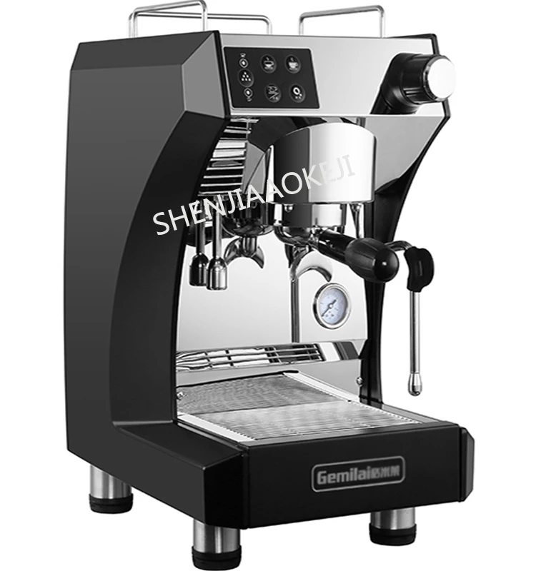 Итальянская кофе-машина 1,7л паровой двойной котел двойной насос 15BAR полностью полуавтоматическая кофемашина из нержавеющей стали 220 В