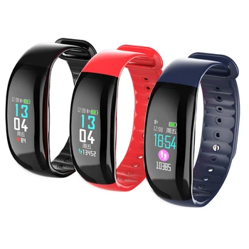 

Smart Fitness Wristband Sport Health Monitoring Bracelet Heart Rate Tracker Waterproof Smart Fitband SMS Call Reminder