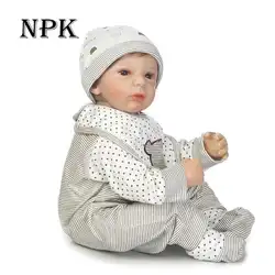 NPK Reborn Baby Doll Модные Детский приятель Силиконовые Рождественский подарок игрушки