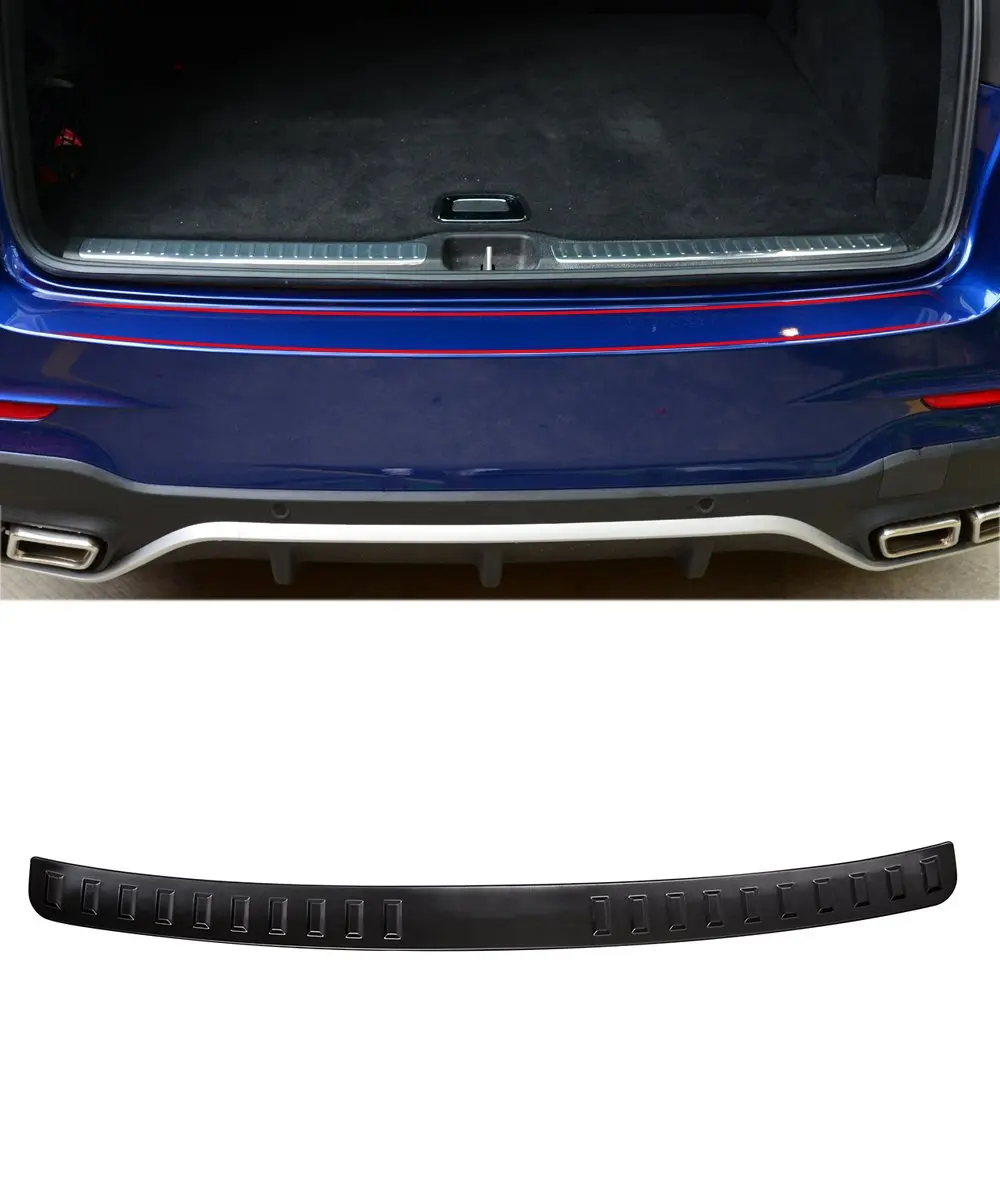 Для Mercedes Benz GLC Class нержавеющий Автомобильный задний бампер внешний порог пластина защитная накладка отделка авто аксессуары
