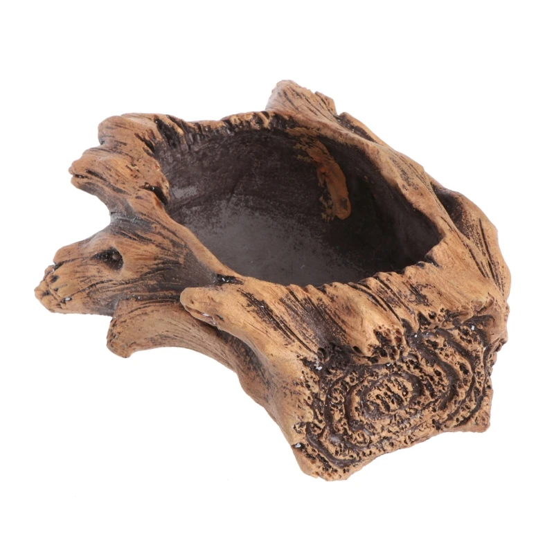 

2019 New Imitating Wood Flower Cement Planters for Succulents Flowerpots Bonsai Decor Garden Supplies