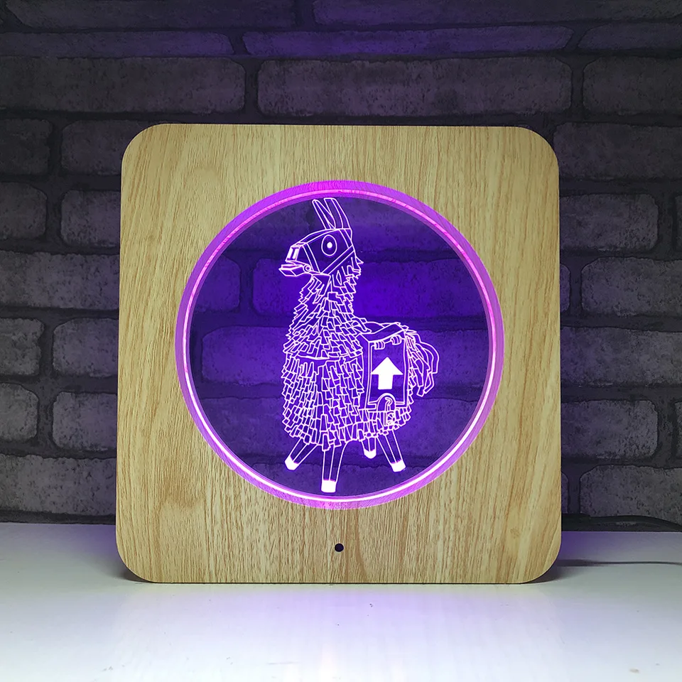 llama table lamp