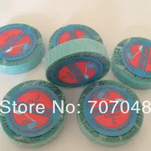 Высокого качества супер лента для волос синий цвет двусторонний скотч для кожи волос уток/полиуретановая сетка для волос 0,8 см x 3 ярдов