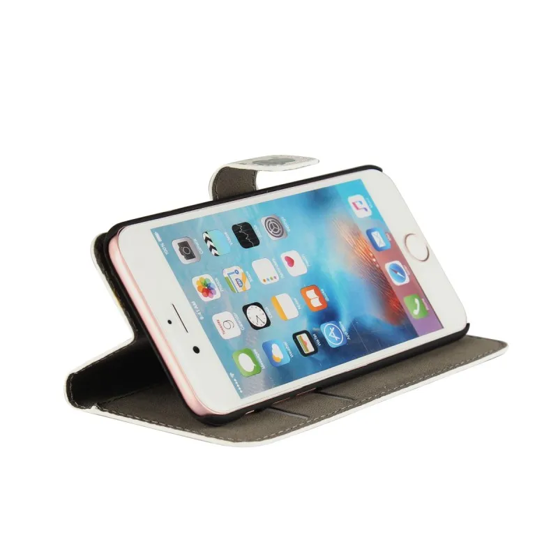 Цветные чехлы с милой совой Кожаные бумажники для Apple iPhone 6S 6 Plus plus чехол