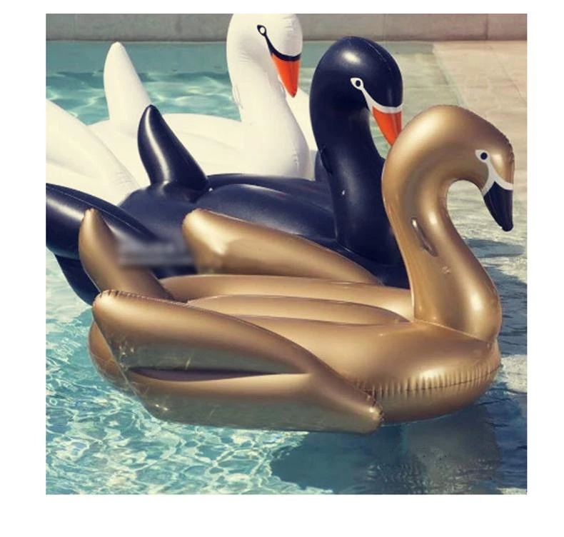 gold swan pool float
