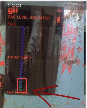 Magnetic Gas Cylinder Tool Gas Tank Level Indicator Propane Butane LPG Fuel Gauge Caravan Bottle Temperature Measuring Stick