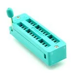 narrow test locking socket dip 28 pin