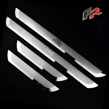 Auto Porta pad di Protezione Guardia Piatti per SEAT LEON ARONA ATECA TOLEDO Mii FR Dello Scuff Dell’acciaio inossidabile Piatto Davanzale Del Portello Della Copertura trim