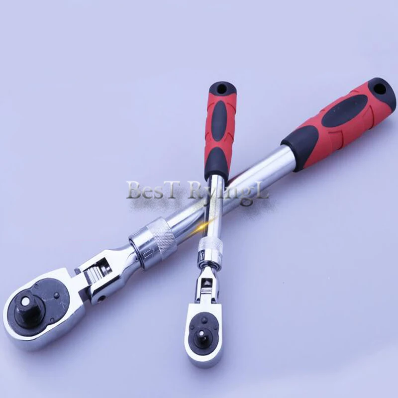 

Y1G 72 Teeth Torque Ratchet Wrench 1/2" 3/8" 1/4" Allen Key Length Telescopic Socket Wrench For Auto Car Repair Tool