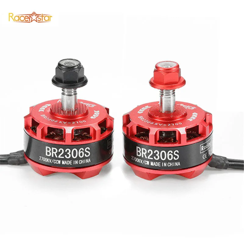 Высокое качество Racerstar Racing Edition 2306 BR2306S 2700KV 2-4S бесщеточный двигатель для радиоуправляемых игрушек X210 X220 250 FPV Racer Drone