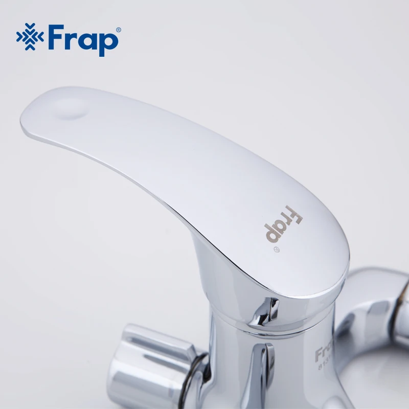 Frap Bathroom Faucet Cold and Hot Water Mixer Chrome Plus mini Bathroom Shower Tap set Brass Vessel Water Tap Mixer F2236+F1036