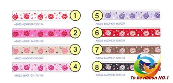 

Brand New 3/8" Valentine Grosgrain Ribbon WY-164-1 ~ 2 color Lip Free Shipping