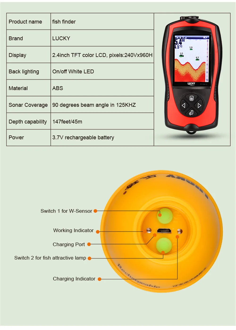 Датчик lucky ff1108 1cwla