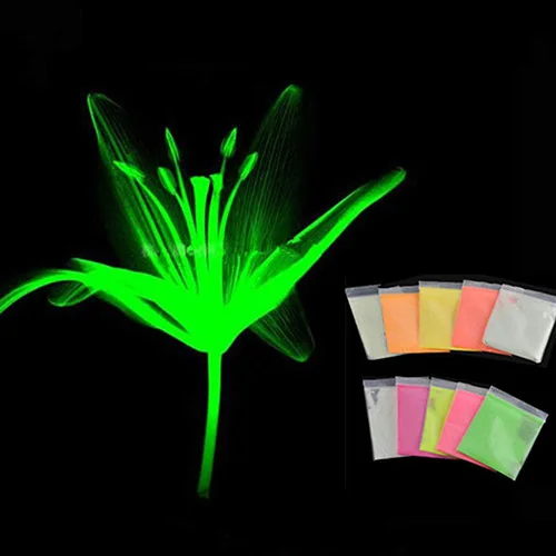 Супер яркий светится в темноте экологический Флуоресцентный порошок DIY светящийся пигмент