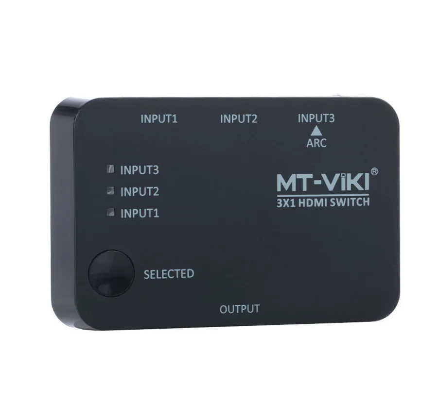 

Selling MT-VIKI 3x1 4K HDMI Switch Selector 3 input 1 output Switcher support 3D IR Remote Controller Selector MT-SW301SR