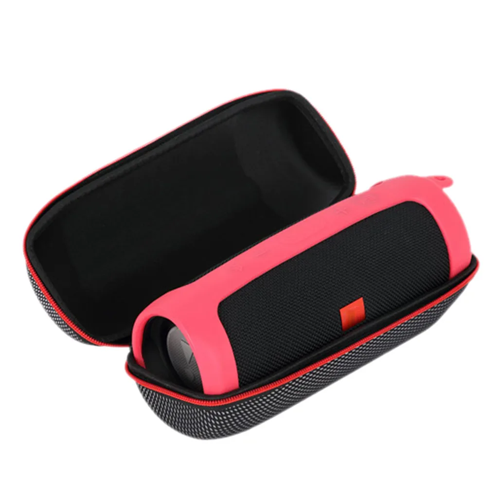 Путешествия важно для JBLCharge 4 Bluetooth динамик сумка+ силикагель пещера 12,10 - Цвет: Pink