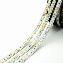 DC 24 V Светодиодные полосы света 5050 300led 5 м водонепроницаемый ip65 6500 k 3000 k теплый белый rgb красного, синего, зеленого и гибкая светодиодная лента веревка лампа