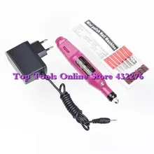 Mini Drill Electric Nail Drill Manicure machine 220V EU Plug with 6pcs Bits