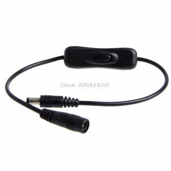 

DC Power Plug 5.5x2.1mm Male to Female Extension Cable Cord With Switch On/Off