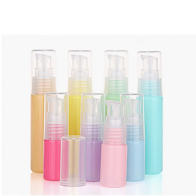 Silicone Refillable Portable Mini Empty Cosmetic Container Perfume Traveler Packing Bottle Press Bottle for Lotion Shampoo Bath