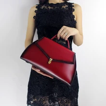 Genuine leather women's handbag ladies vintage antique bag banquet one shoulder cross-body handbag 2016 mini circular genuine leather handbag vintage diamond lattice one shoulder cross body bag small round package women tassel bags